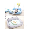 長方形の猫のベッド犬のベッド快適なクールなマット